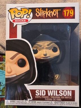 Funko Pop! Rocks Slipknot Sid Wilson #179 Black Hooded Vinyl Figure # 179